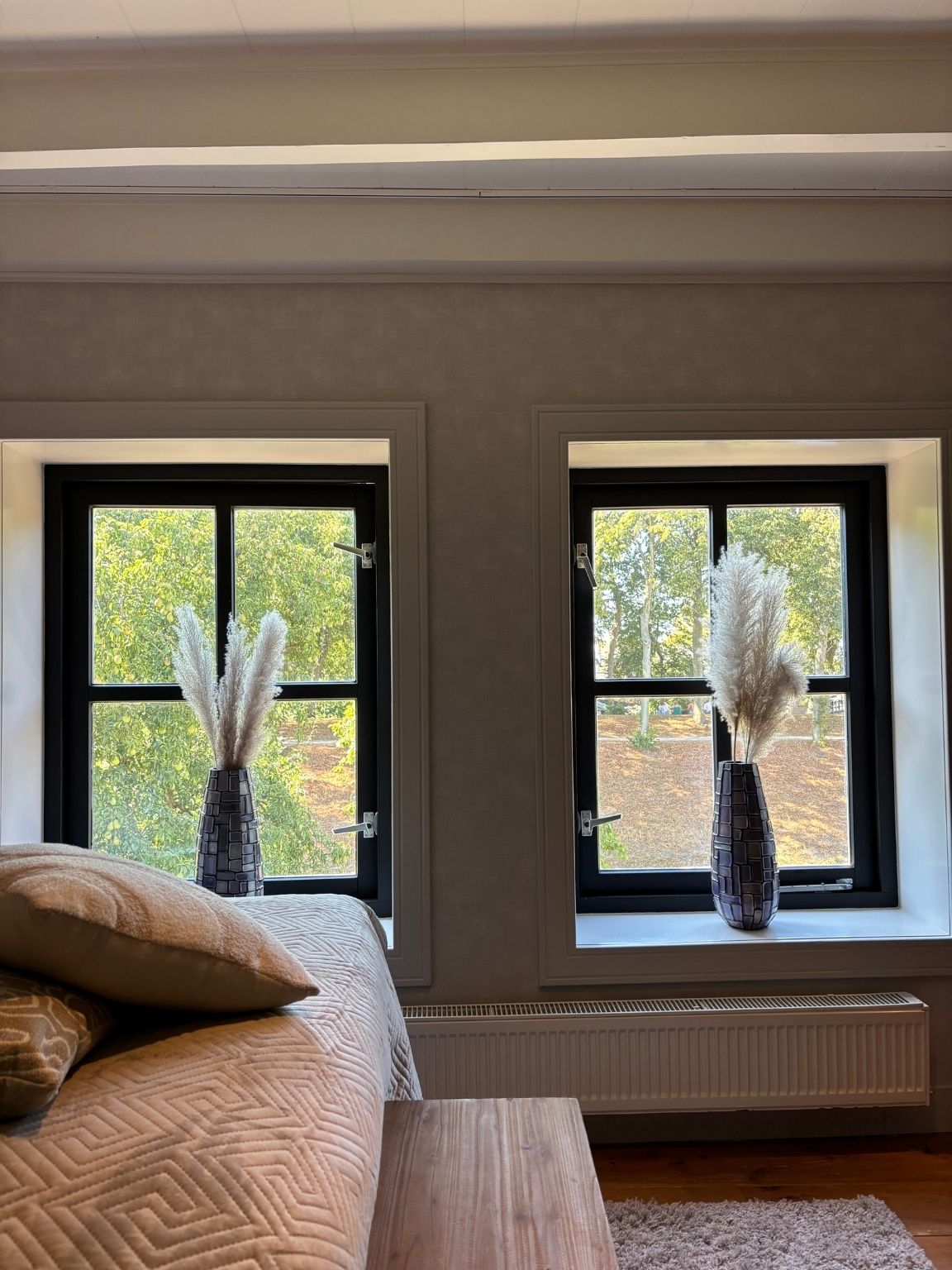 Slaapkamer B&B Achter de Vischpoort in Elburg.