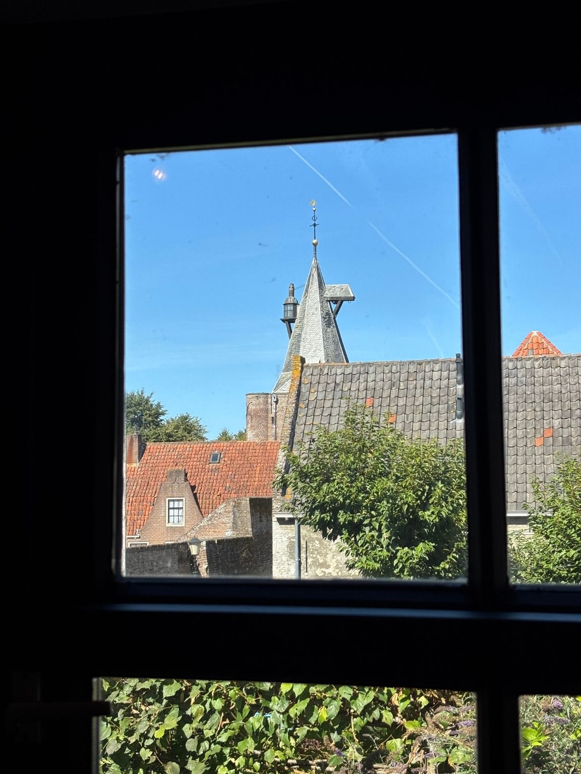 Slaapkamer B&B Achter de Vischpoort in Elburg.